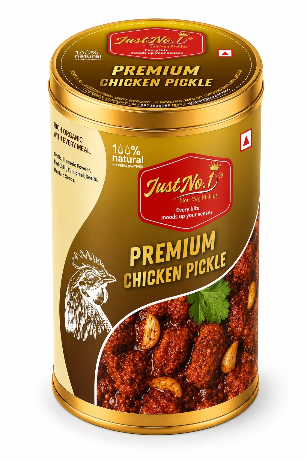 Premium Chicken Pickle Tin